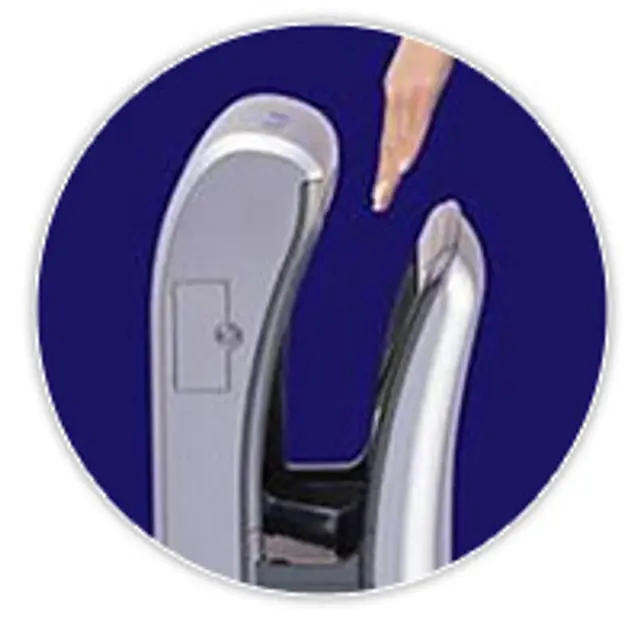 JetDryer — built-in tank and antibacterial filters
